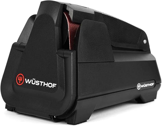 Wusthof Electric Knife Sharpener Easy Edge Sharpener for Kitchen Knives Black
