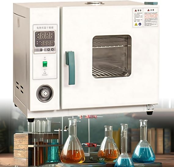 Silent Laboratory Oven, Drying Oven, Lab Oven, Blow Drying Oven, Intelligent Digital Display, 1.8F Precision, 3-Layer Glass Wool Insulation, Durable