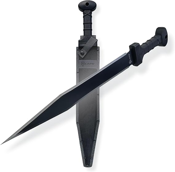 Full-Tang Sword, Ergonomic Handle, and Nylon Sheath