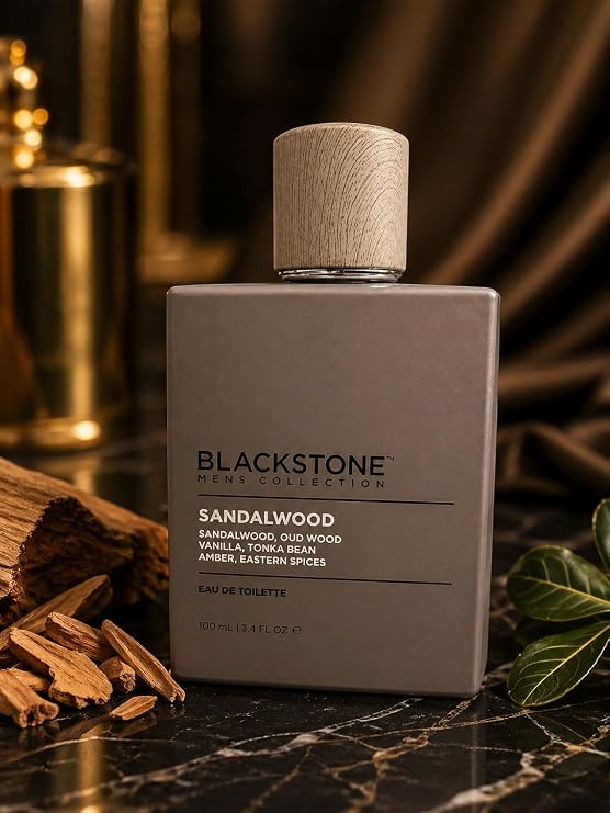 Sandalwood Fragance for Man by Blackstone, 3.4 FL OZ, 100 ml