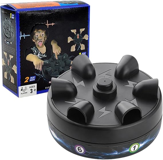Finger Shock Game, Amazing Roulette Shocking Game, Electric Finger Lies Detector, Six-Finger Lies Detector Test Machine, Electric Shock Roulette Games Prank Toys, Funny Toy for Family Party