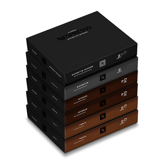Nespresso Professional Coffee Capsules, Intense Assortment Coffee Bundle, 300-Count Capsules *not compatible with Vertuo or Original machines