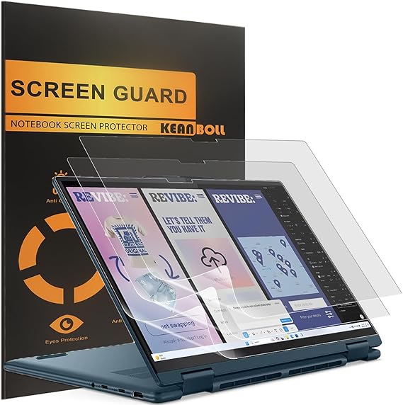 KEANBOLL 3 Pack Designed for 2025 New Lenovo Yoga 7 / 7i 16" 2-in-1 Touchscreen Laptop Screen Protector (16ILL10/16AKP10-16-Inch), Anti Glare and Anti Fingerprint (Matte) Shield