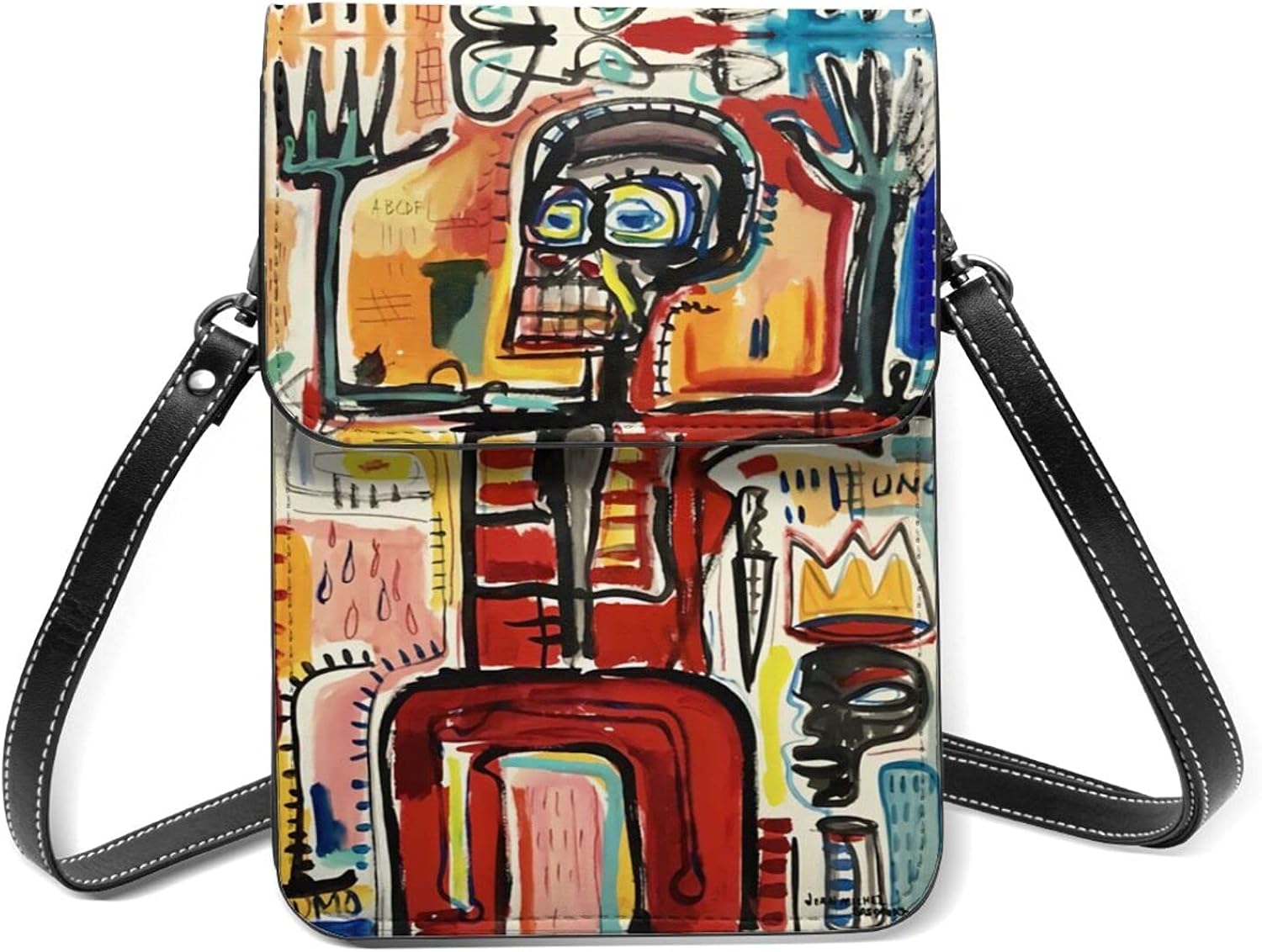 Jean-Michel Basquiat Shoulder Bag Lightweight Fashion Phone Bag Wallet