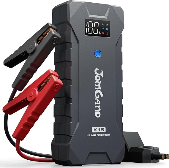 K15 Car Battery Jumper Starter Jump Box for 8.0L Gas & 6.0L Diesel