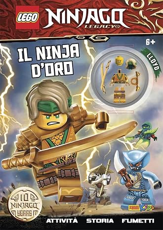 Il ninja d'oro. Lego Ninjago. Legacy. Con Giocattolo