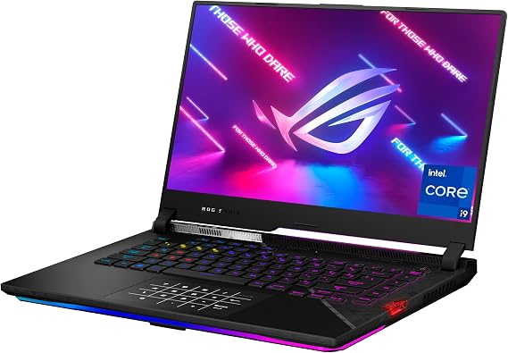 ASUS ROG Strix Scar 15 (2022) Gaming Laptop, 15.6 300Hz IPS FHD Display, NVIDIA GeForce RTX 3070 Ti,Intel Core i9 12900H, 16GB DDR5, 1TB SSD, Per-Key RGB Keyboard, Windows 11 Home, G533ZW-AS94