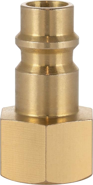 Poppstar Compressed Air Plug Nipple NW 7.2 with 1/4 Inch Internal Thread for Compressed Air Connection
