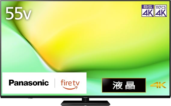 Panasonic 55V Type LCD TV 4K TV-55W90A VIERA with FireTV, Anti-Tip Stand, 2024 Middle Model