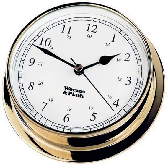 Weems & Plath Endurance Collection 085 Quartz Clock (Brass)