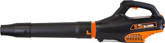 WEN Cordless Electric Leaf Blower, Brushless with 40V Max 2Ah Battery and Charger (40410), Black
