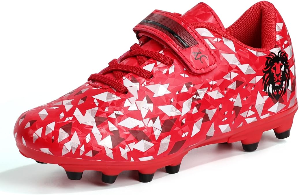ZVC Kids Soccer Cleats Boys Girls Soccer Shoes Youth Football Cleats