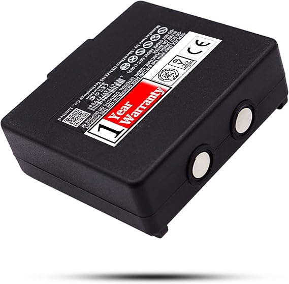 68300600 Battery Replacement for Hetronic Potain P-63418-95 Nova Mini CS 434 Mini FBH300 68300940 Abitron Mini HET300 HT-01 900 HE900 Mini EX2-22 68300900 KH68300990 RHE3620KG RHE3614KG Battery
