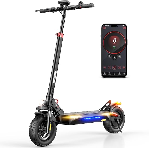 iScooter iX3/iX4 Electric Scooter, 10" Off-Road Tires, 25/28 Miles Range