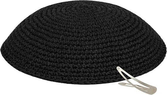Zion Judaica Quality Knit Kippahs Bulk Packs Knitted Kippot and Single Hand-Knit Kippas Kipa Clips Included