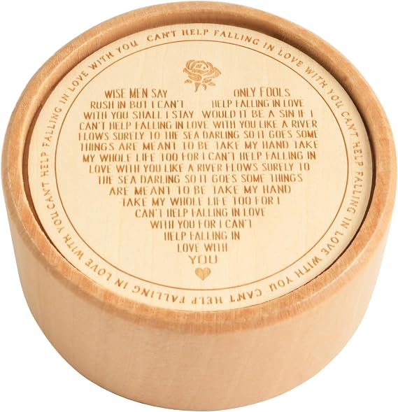 Noland Can't Help Falling in Love Wooden Music Box, Mechanical Musical Box