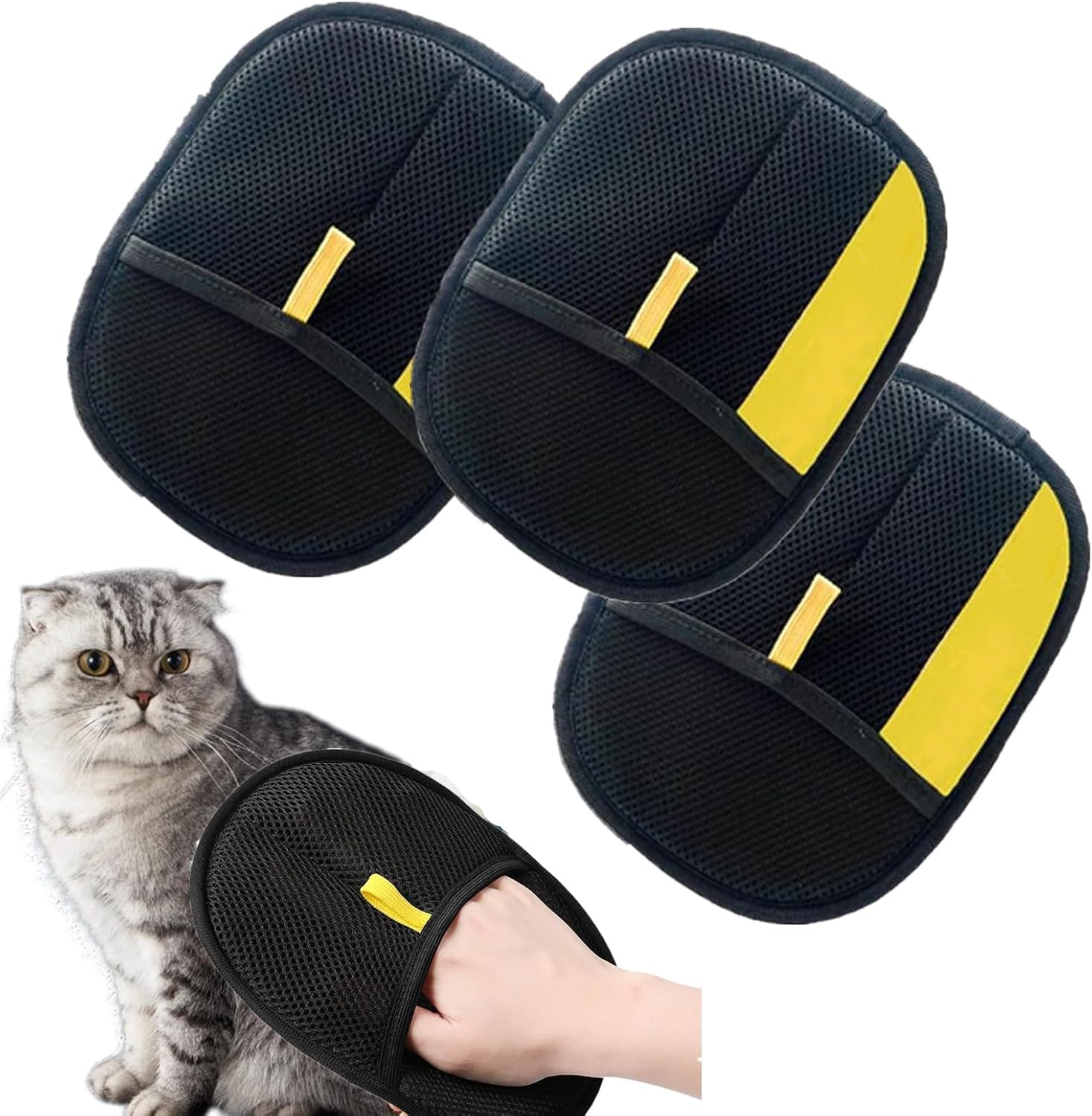 Pawbeam - pet Fur Remover, Pawbeam Pet Hair Remover Electrostatic Gloves, Pet Hair Remnoval Gloves Two Way Brush to Collect Cat and Dog Hair, Essential for Pet Care3