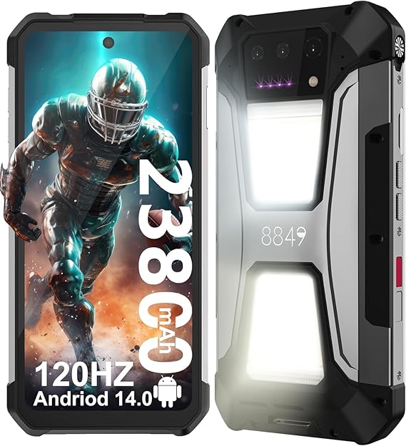 8849 Tank 2 PRO Rugged Heavy Duty Smartphone with Projector 6.79" 2.4K Display 16GB 256GB Cell Phone 23800mAh 120W Android 14 Cell Phone