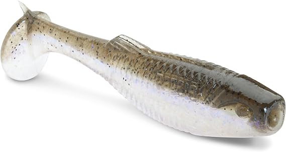 Rapala CrushCity Mayor Soft Plastic Paddle Tail Swimbait, Strong Kicking Action for Swim Jigs & Underspins, Bass, Redfish, Trout, Snook, Walleye & More