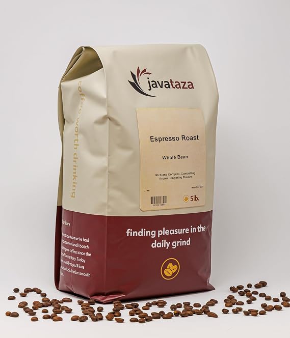 Espresso Roast Ground Coffee 5lb. - Fairly Traded, Naturally Shade Grown (Ground)