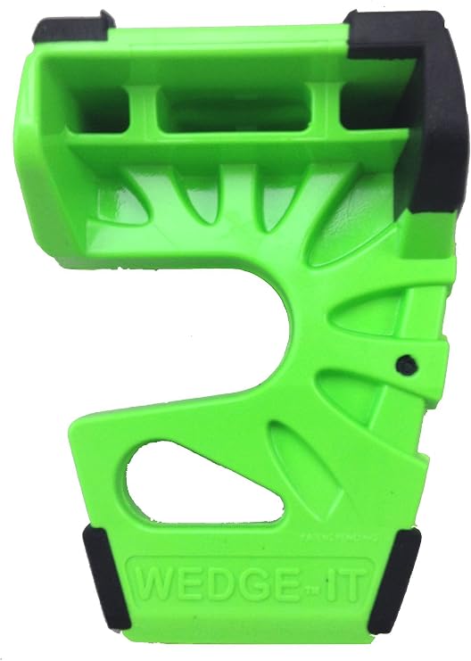 Wedge-It The Ultimate Door Stop - Lime Green 12 Pack