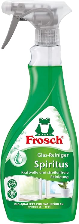 Frosch Glas-Reiniger Spiritus, 500 ml, 1er Pack