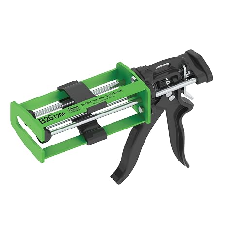 Albion Engineering Company B26T200 200 Series B-Line Manual Multi-Component Cartridge Epoxy Adhesive Gun, 1:1 Ratio (100 x 100 ml) & 2:1 Ratio (215 ml)