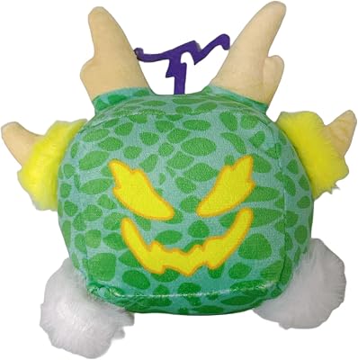 FOTN Blox Fruits Plush，Blox Fruits Plushies Mystery Box， Blox Fruits Plush Without Code，Christmas Birthday Ideal Gift for Boys GirlsDinosaur,Green