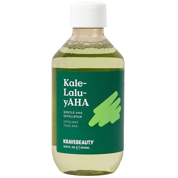 KraveBeauty Kale-Lalu-yAHA 5.25% Glycolic Acid Exfoliating Toner, 200 mL