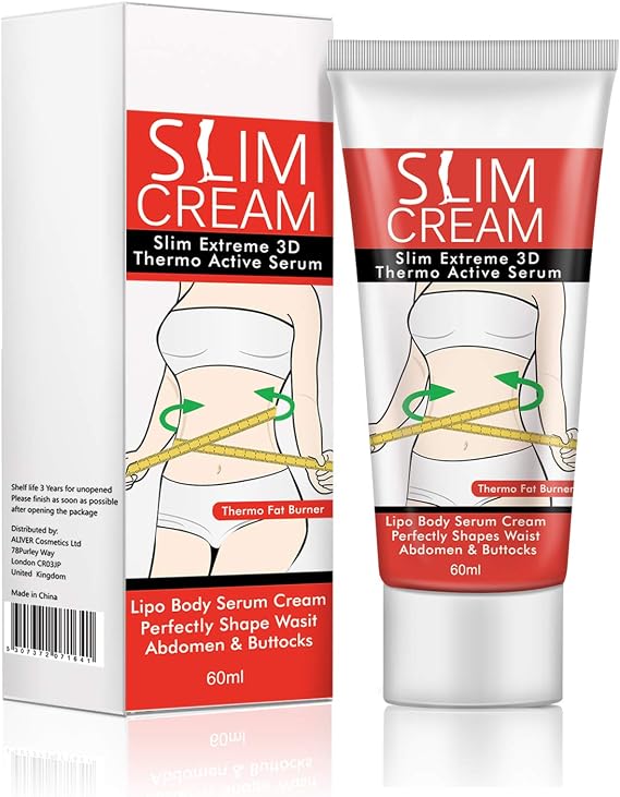 ELAIMEI Hot Slimming Cream, Fat Burner Sweat Cream for Belly, Tummy Tuck Cream, Weight Loss for Women & Men, Anti-Cellulite Body Massage Cream 60ml (1 Pack)