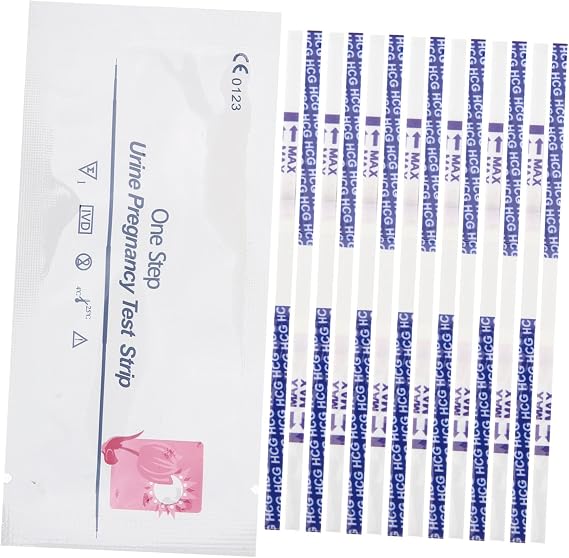 DOITOOL 50pcs Testing Kit Maternity Stuff Test Strips Pruebas De Embarazo Pregnancy Test Clear Blue Pregnant Test Pregnant Women Test Strips Pregnancy Supplies Tool