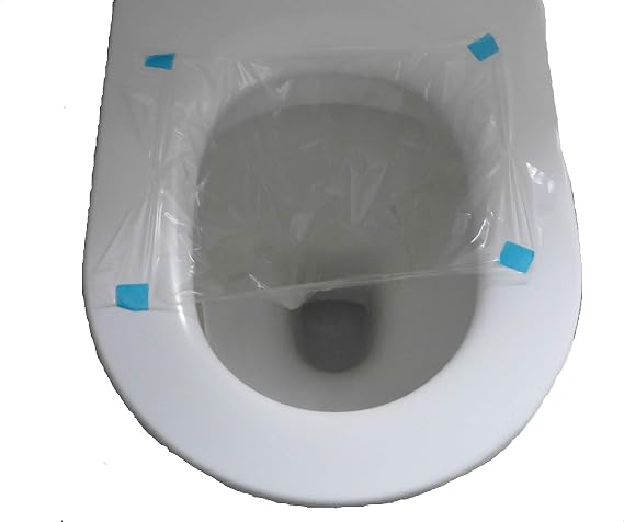 (2 Bag Kit) - Flushable Stool Sample Collection Kit - Simple & Hygienic 100% Water Soluble Bags - Use with bowel cancer "Faecal Immonochemical Test (FIT)", ulcerative colitis, and Crohn’s