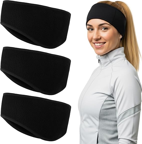 Huachi Ear Warmers for Women Men Winter Running Headband, Ear Muffs Ear Covers for Cold Weather