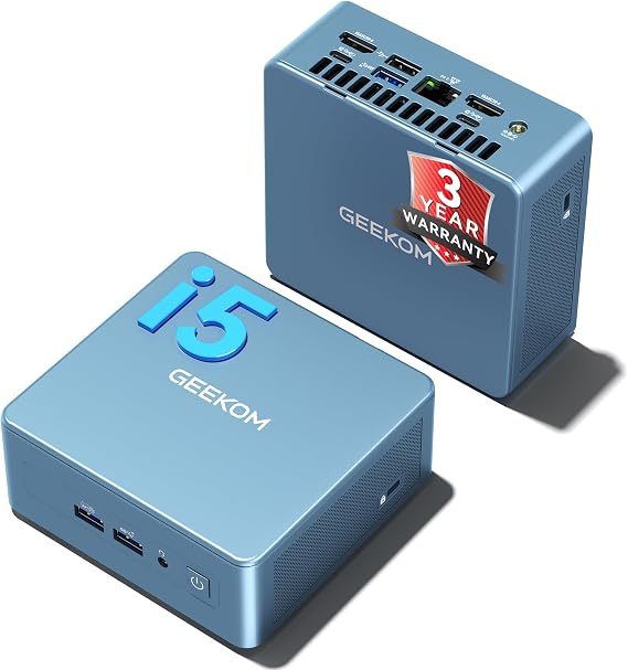 GEEKOM IT13 Mini PC, Intel i5-13600H,16GB RAM(up to 64GB) & 1TB SSD
