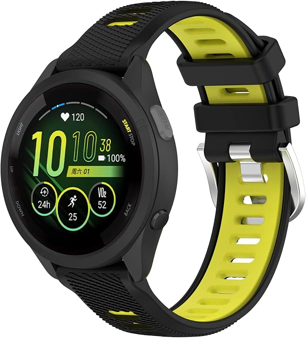 Compatible with Suunto Run/Vertical/ 9 Peak/ 9 Peak Pro/ 5 Peak Strap, Soft Silicone Sport Wristband Replacement Accessories for Suunto Watch Band