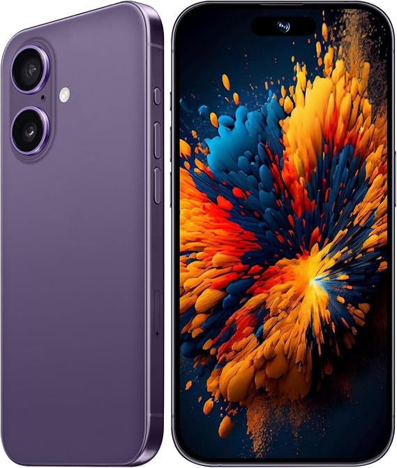 Unlocked Phones 16 Plus 5G Cell Phone Android 13 Smart Phones 8GB+256GB/6.7" Display/108MP+48MP Camera/6800 mAh(Golden)