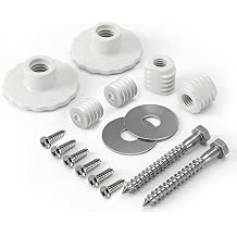 Grab Bar Mounting Kit for Fiberglass Showers, Grab Bar Anchors with Adjustable Spacers (15/16" to 2-1/8"), Shower Stall Kit for Installing Grab Bar to Stud, 1 Pair