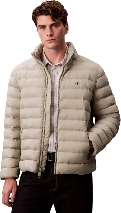 Calvin Klein Men's Nylon Hooded Puffer Jacket