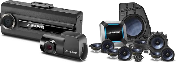 Alpine PSS-TSLA-22Y 13-Speaker Tesla Model Y Bundle with DVR-C310R