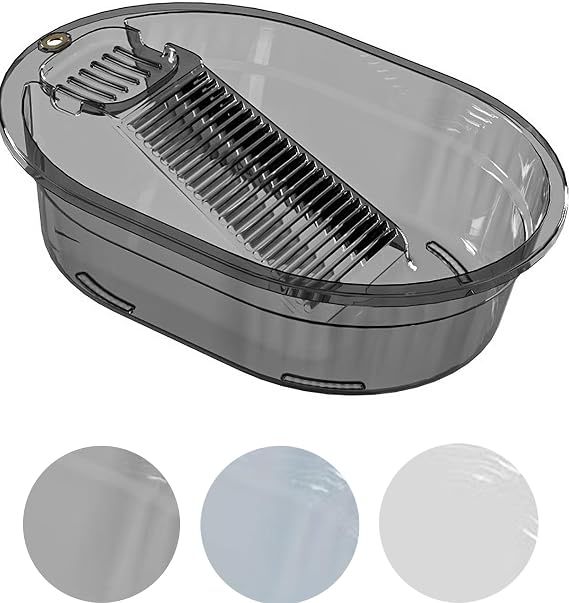 19 Inch Large Washboard Basin for Hand Washing Clothes, Laundry & Cleaning Basin with Built-In Washboard, Portable Cleaning Tool for Laundry, Towels, Socks and Household Cleaning