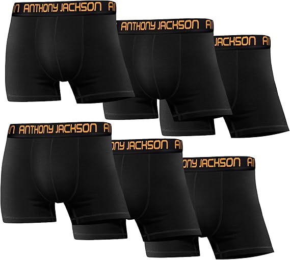 Anthony Jackson Likralı 6'lı Kutu Premium Erkek Boxer Color