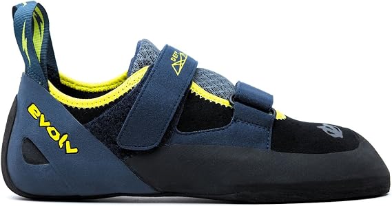 Evolv Defy Climbing Shoe - Black/Sulphur 7.5