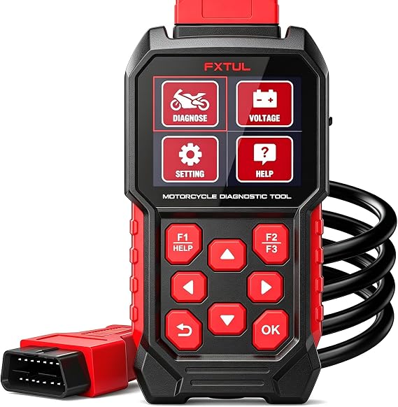 M4 for Harley Davidson Motorcycle Diagnostic Tool for Harley 4/6 Pin | Full System Scanner with ABS BCM ECM TSM Instrument Cluster, ABS Bleeding, OBD2 Code Reader, Live Data, Actuator Test