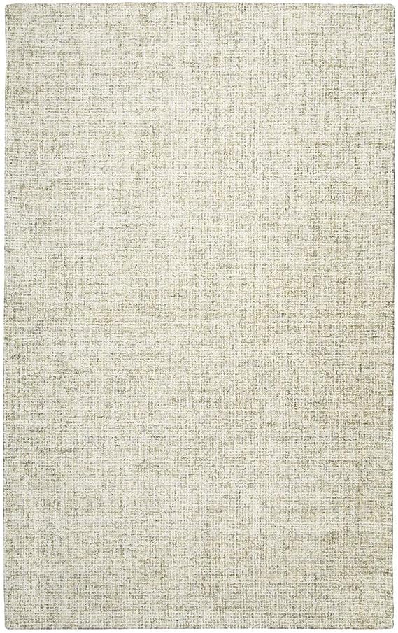 Rizzy Home Alora Decor London 8' x 10' Solid Beige/Gray/Rust/Blue Hand-Tufted Area Rug