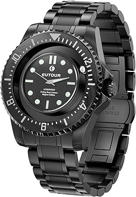 EUTOUR Magnetic Watches for Men, 40mm Luminous Dial with Innovative Magnet Bead Display and Precise Minute and Second Hand, Quartz Movement, 20mm Strap for Everyday Wear