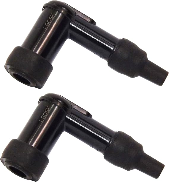 (Pack of 2) LB05F Resistor Spark Plug Cap fits small engine