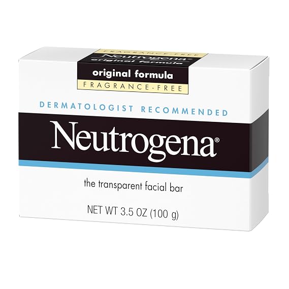 Neutrogena Original Transparent Facial Cleansing Bar, 3.5 oz