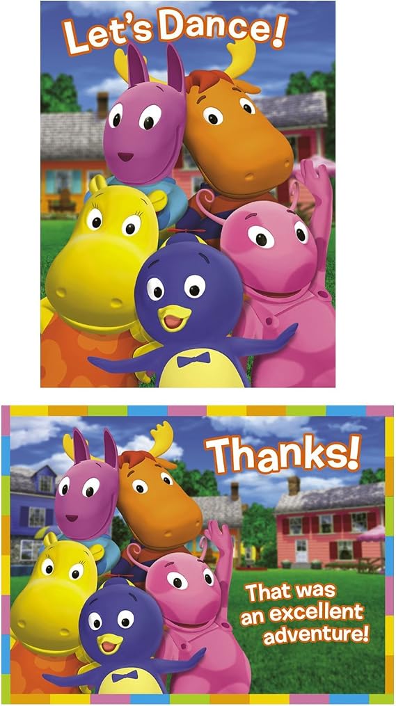 Backyardigans Invite/Thank You Combo - 8 ct