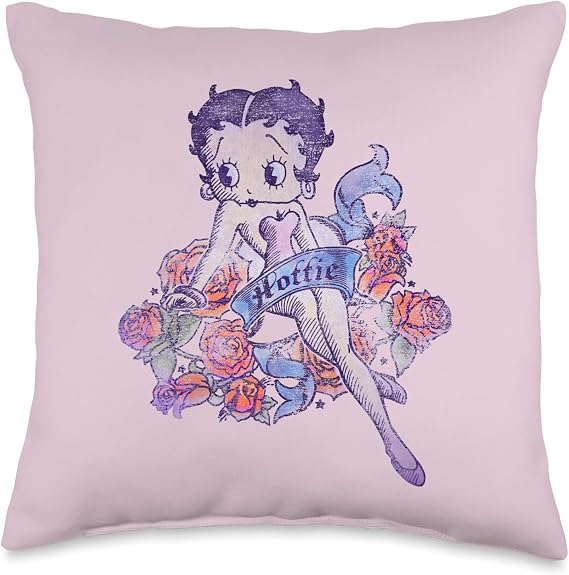 Betty Boop Hottie Tattoo Throw Pillow