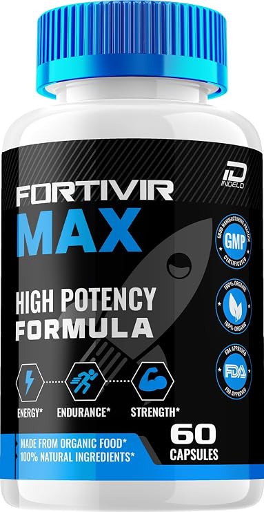 Fortivir Max Capsule Fortivir Max All Natural Supplement Advanced Formula Overall Health Support and Reviews (1 Pack - 60 Capsules)